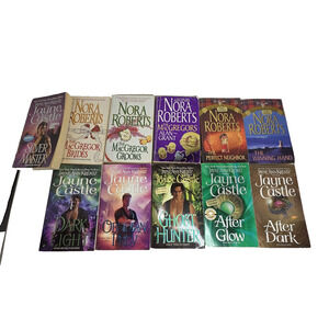 Vtg Romance Book Books Erotic Fiction Jayne Castle Nora Roberts Lot of 11 Adult